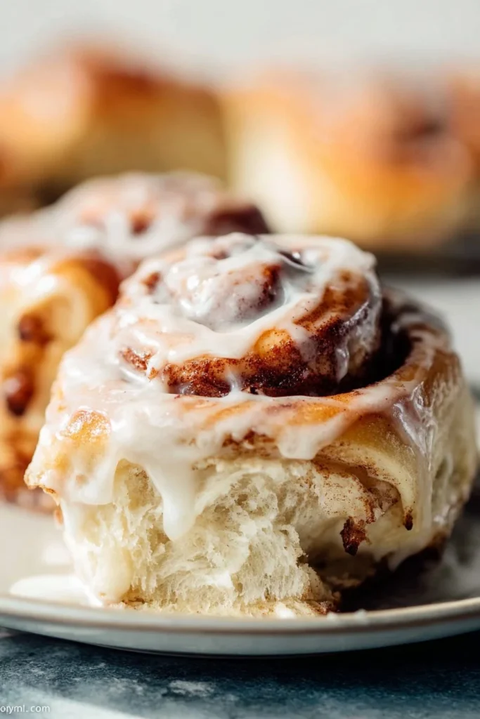 Delicious homemade cinnamon rolls fresh out of the oven