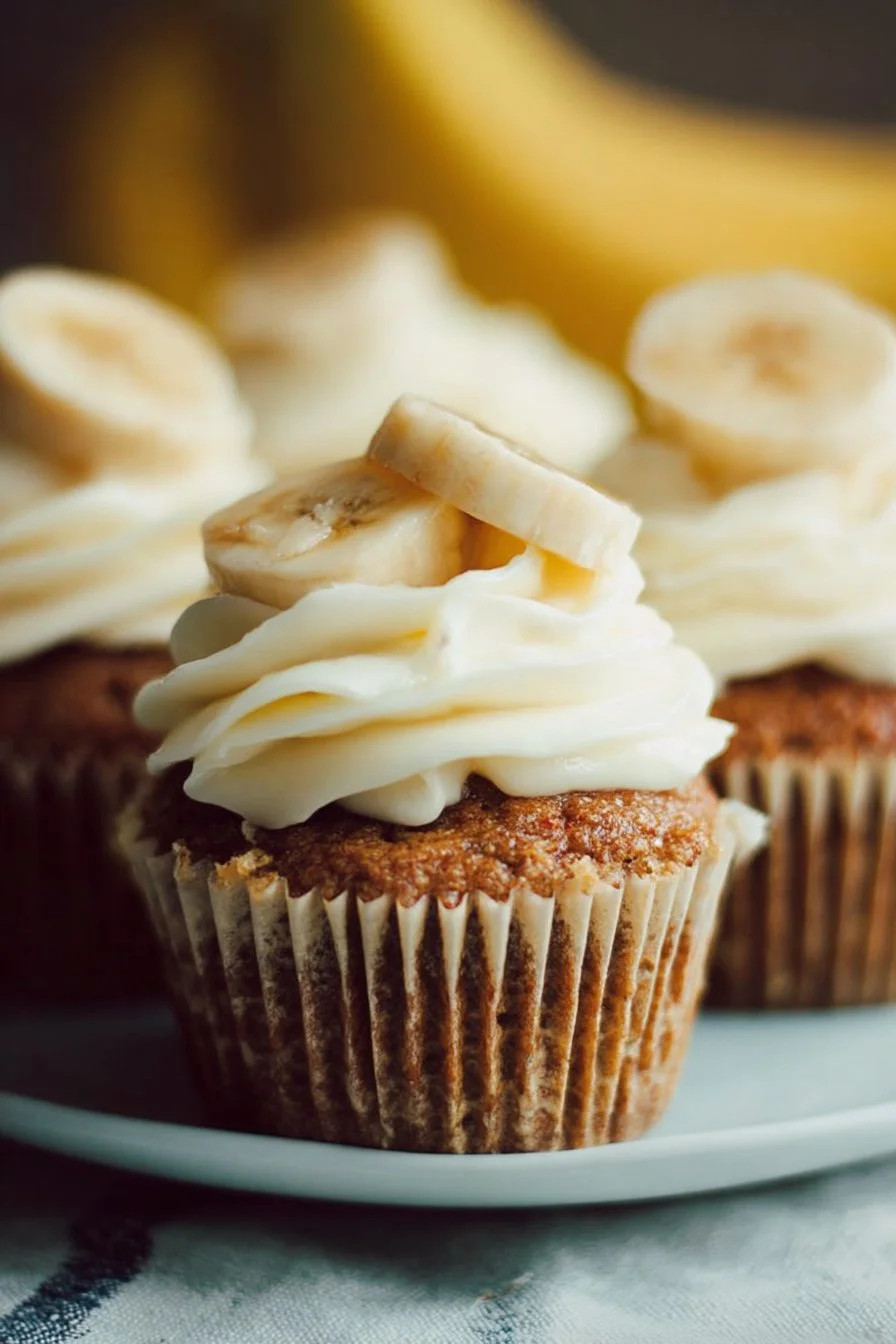 Banana Cupcakes With Cream Cheese Frosting Bitezy Recipes Banana Cupcakes With Cream Cheese Frosting Bitezy Recipes