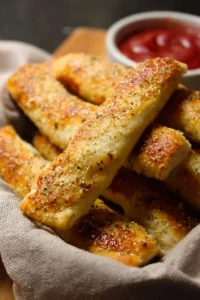 Pizza Hut Breadsticks served with marinara sauce