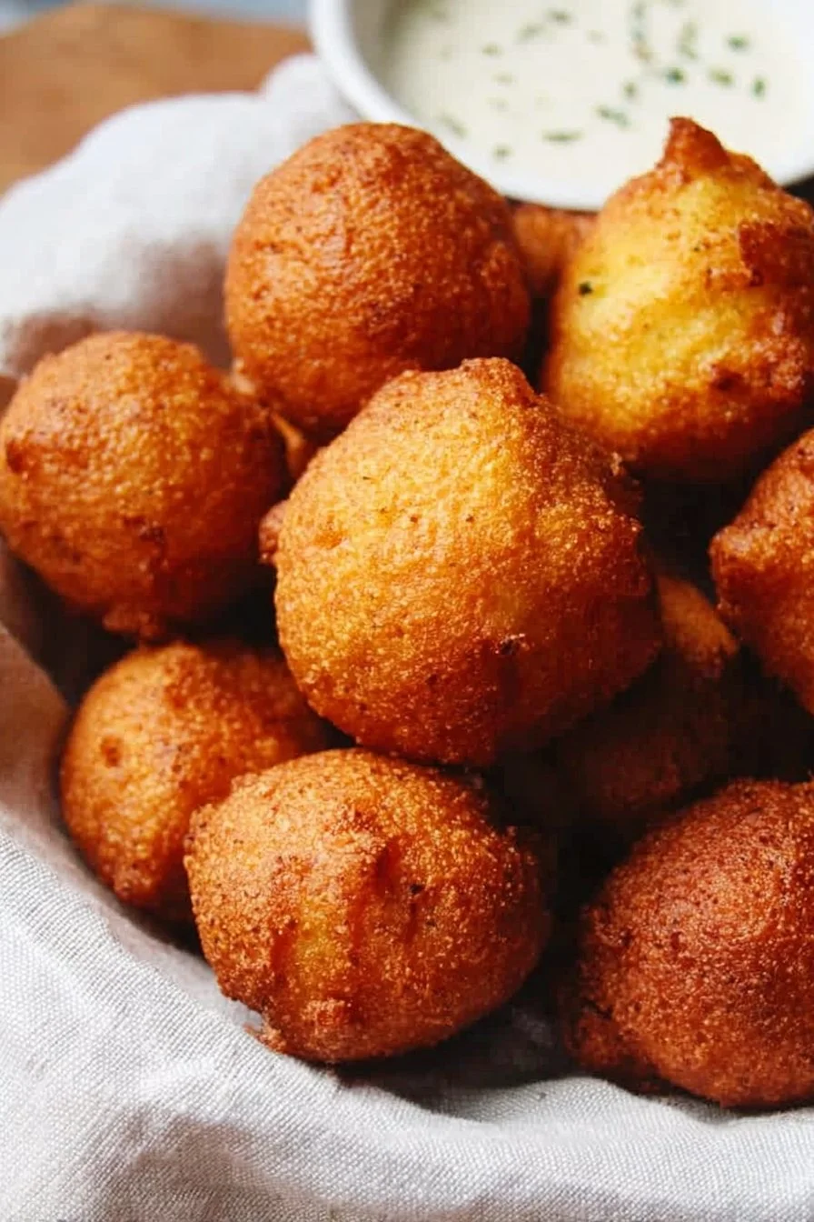 Southern Hush Puppies served as a delicious golden appetizer.