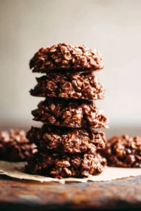 Delicious homemade no bake cookies ready to enjoy