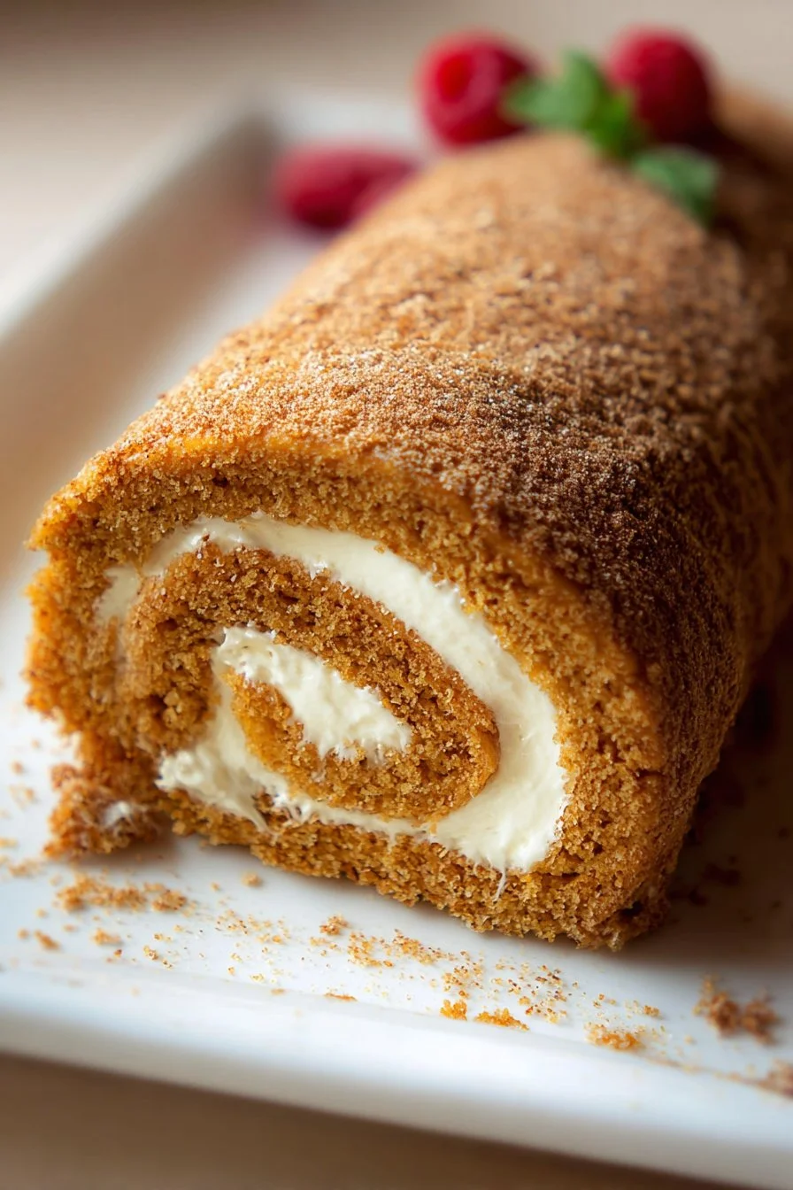 Delicious Honey Cake Roll with honey glaze and layered cake