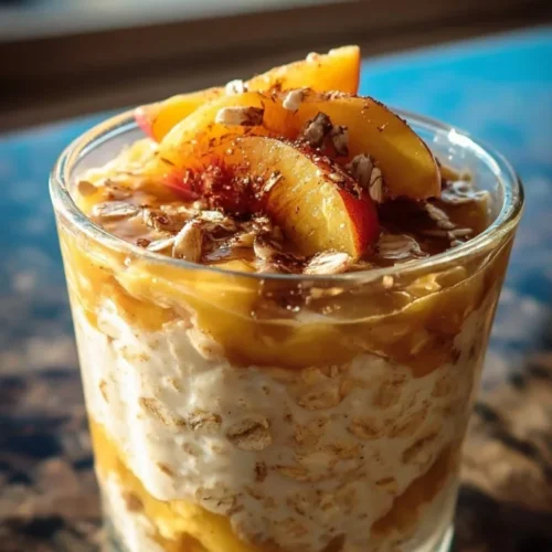 Peach Cobbler Overnight Oats 2 Peach cobbler overnight oats 2026 03 06 153320 683x1024
