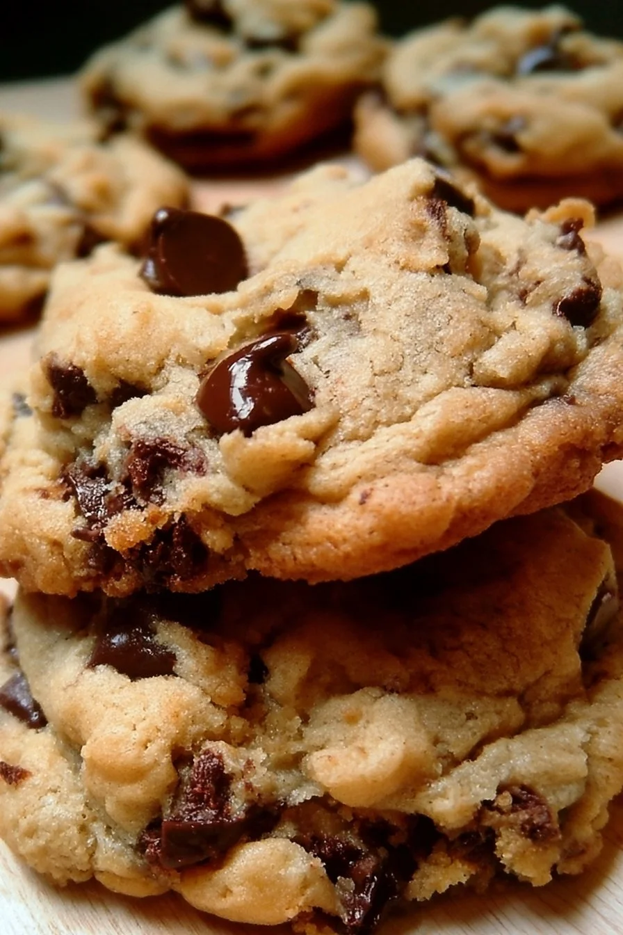 Delicious homemade chocolate chip cookies on a cooling rack