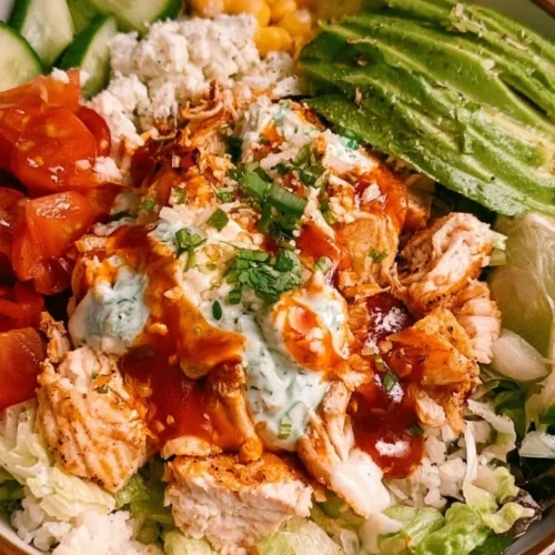 Roasted Buffalo Chicken Bowls with Rice and Ranch 2 buffalo chicken protein bowl 2026 09 19 172625 683x1024 1