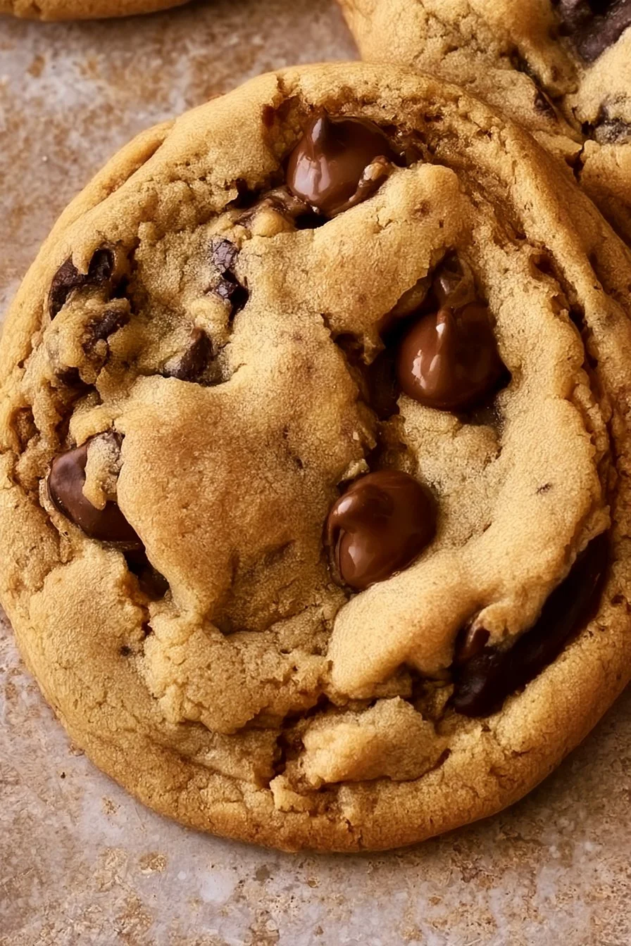 Delicious homemade chocolate chip cookies inspired by Crumbl recipe