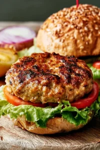 Easy healthy turkey burger recipe for a nutritious meal