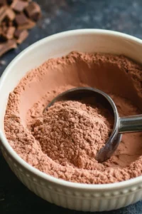 Easy homemade hot cocoa mix recipe with just water for a delicious drink