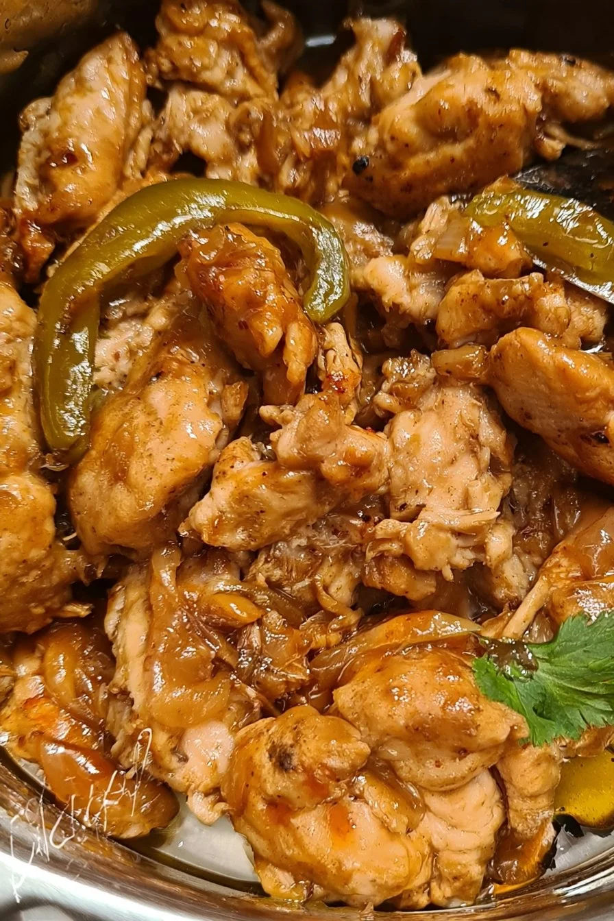 Easy Mississippi Chicken 1 Delicious plate of easy Mississippi Chicken served with sides