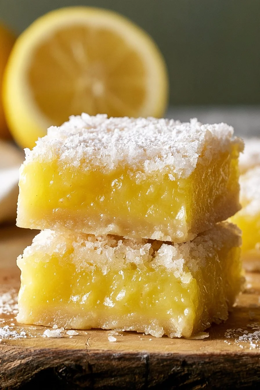 Delicious lemon bars recipe from Ina Garten with a tangy lemon filling.