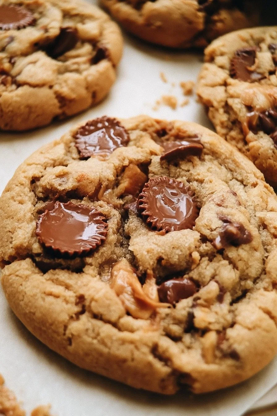 Peanut Butter Cup Cookies 10 Delicious Peanut Butter Cup Cookies with chocolate and peanut butter