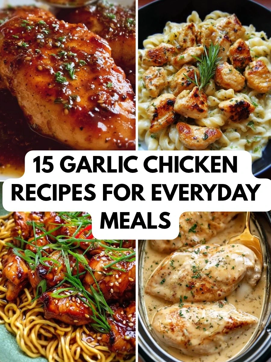 15 Garlic Chicken Recipes for Everyday Meals 9 Garlic Chicken Recipes