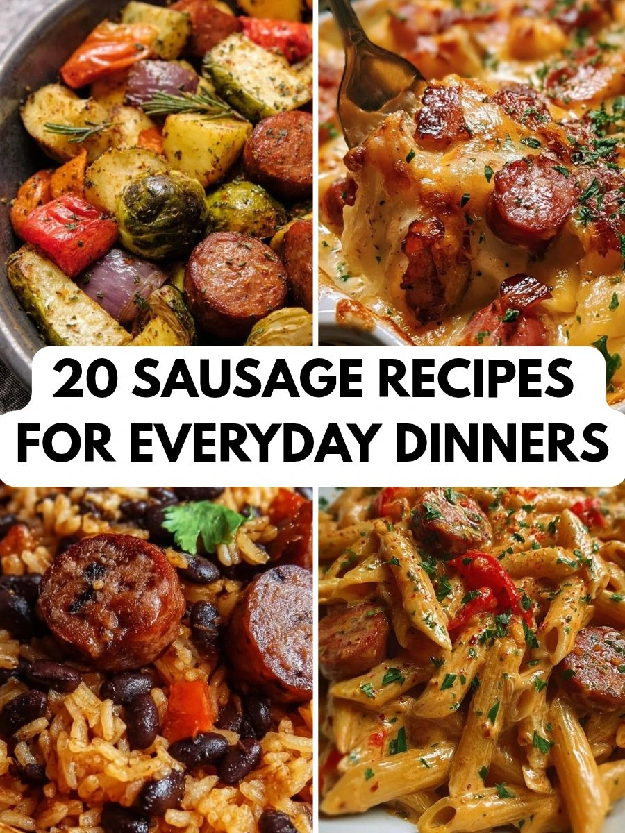 20 Sausage Recipes for Everyday Dinners 2 Sausage Recipes